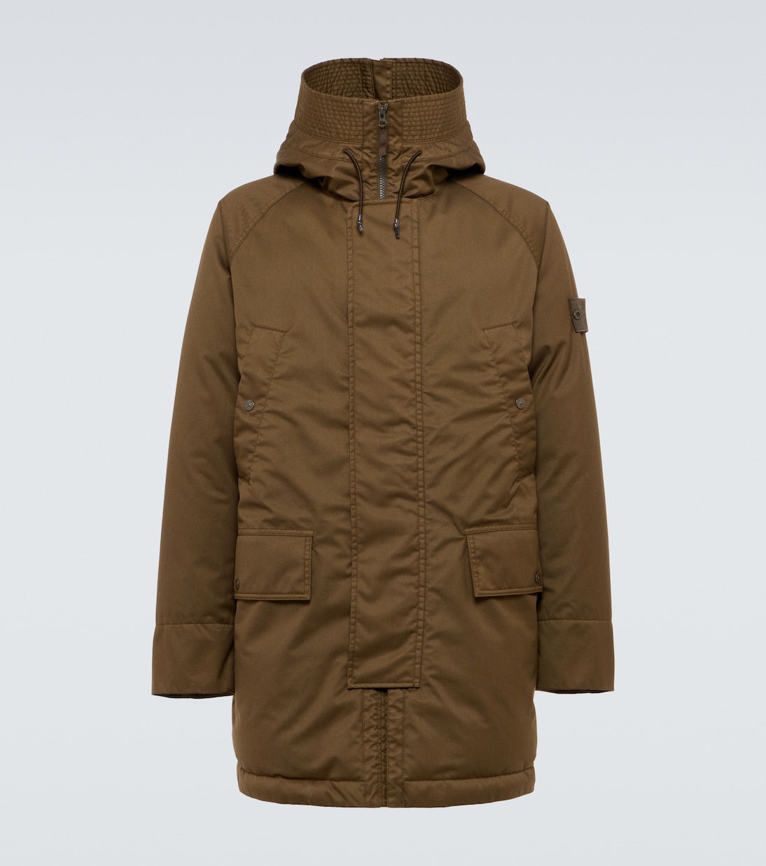 

Пуховик Ghost Compass из саржи из натуральной шерсти Stone Island, Military Green