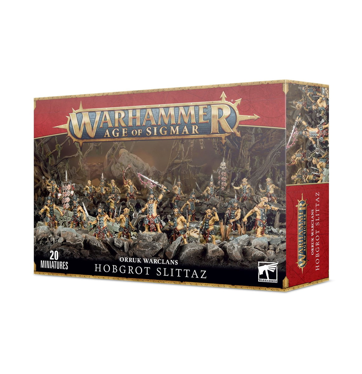 

Warhammer Aos - Оррук Варкланы Хобгрот Слиттас Games Workshop