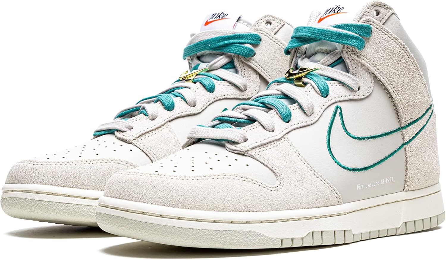 Кроссовки Nike Dunk High First Use Sail мужские DH0960-001, Green — фото 2
