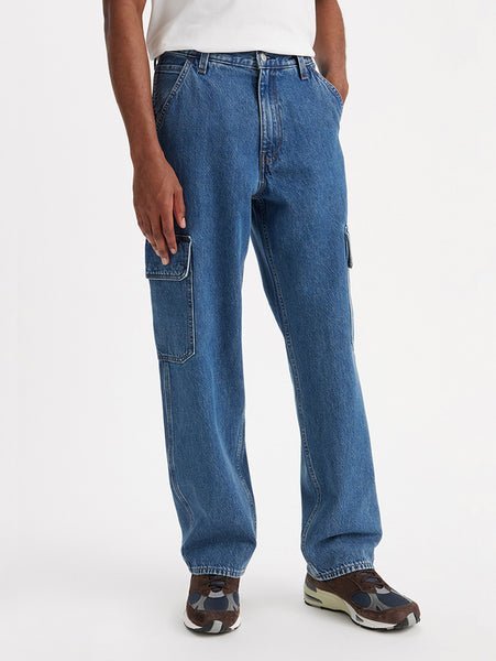 Джинсы 568Свободный прямой грузовой синий Levi'S, Blues