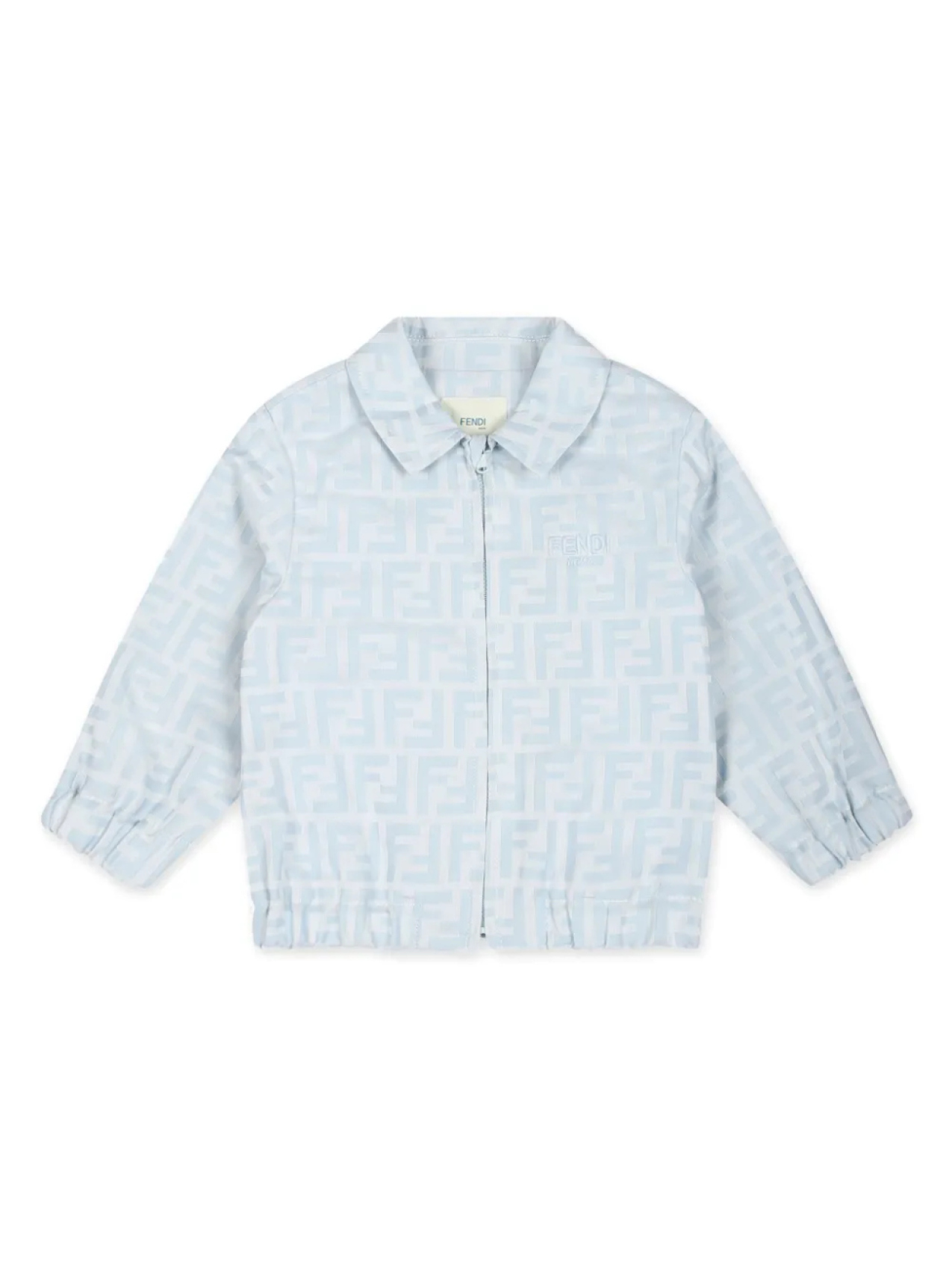 

Бомбер с логотипом Fendi Kids, синий