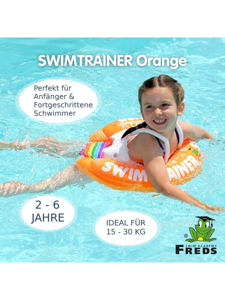 Freds Swim Academy Кроссовки для плавания «Классика» оранжевого цвета — фото 2