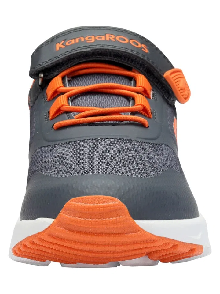 Кроссовки KX-Tempo EV Kangaroos оранжево-серые — фото 4