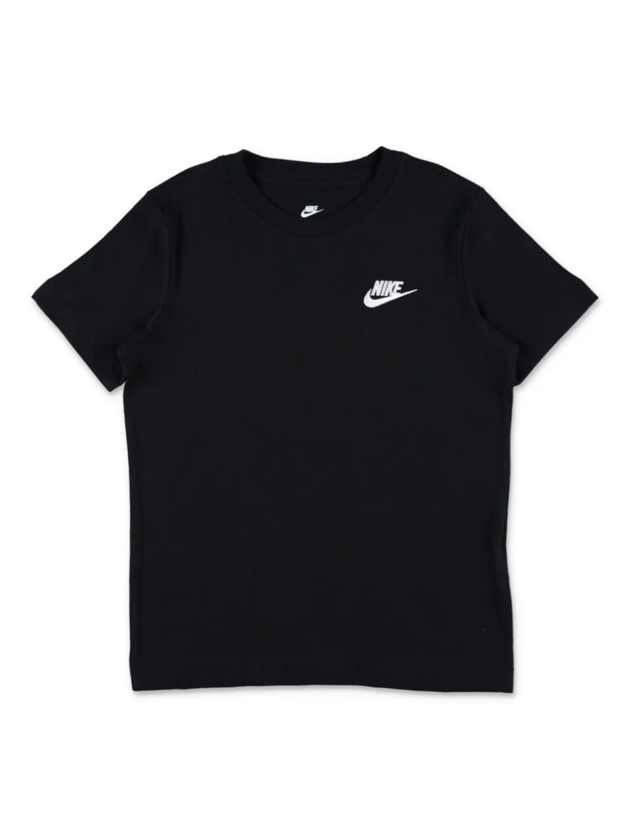 

Футболка Nike Kids с вышитым логотипом, черный