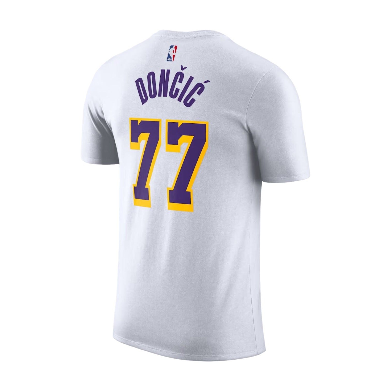 Футболка Nike NBA Лука Дончич Los Angeles Lakers Icon Edition, белая — фото 2