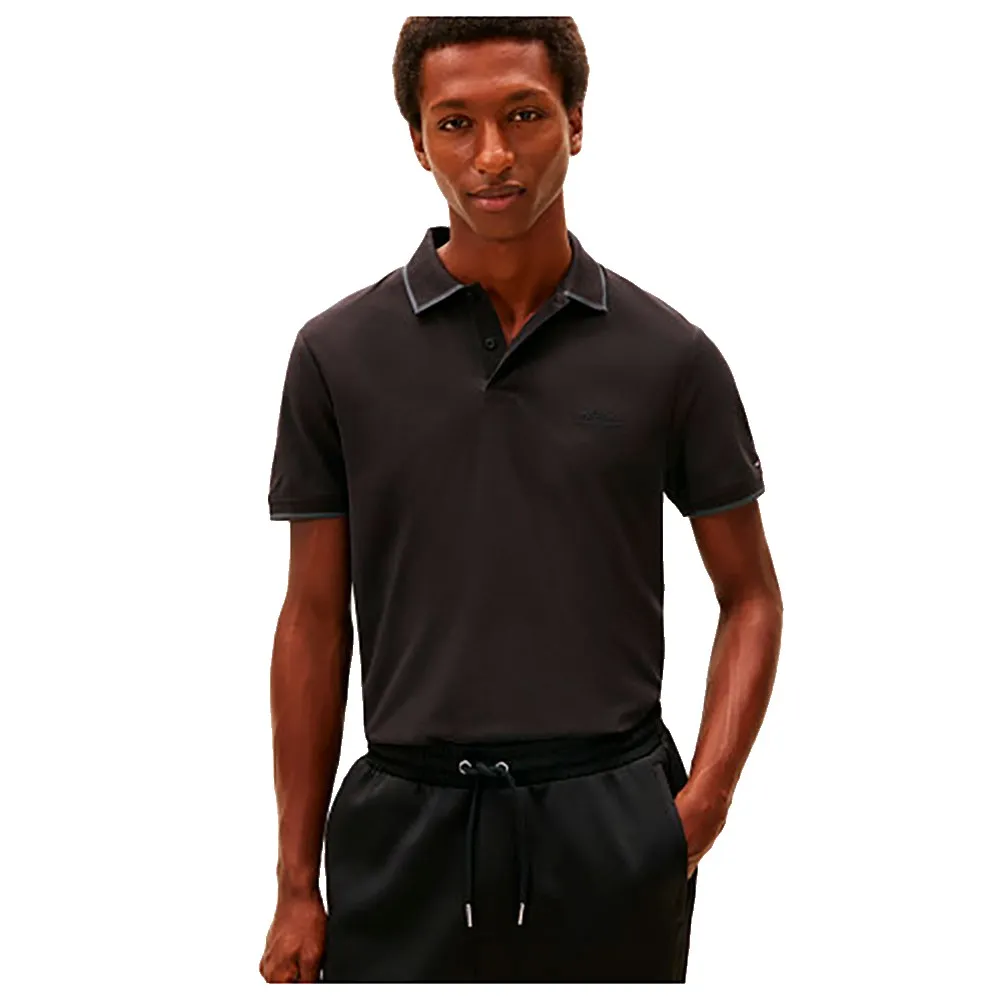 

Поло с коротким рукавом Tommy Hilfiger MW0MW41607, черный