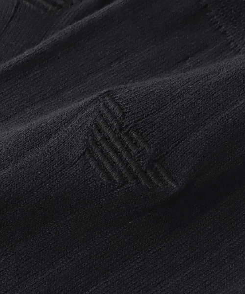 Носки Emporio Armani с логотипом орла, 3 пары, черные — фото 4