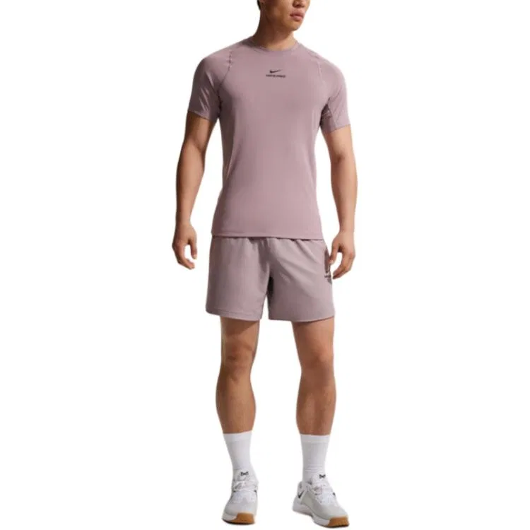 Футболка мужская Pro DRI FIT Quick Dry Nike, 226 Light Ore Purple/Black — фото 3