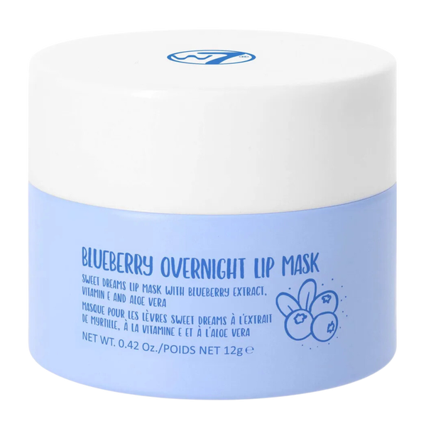 

Маска для губ с черникой, 12 г W7 Overnight lip mask