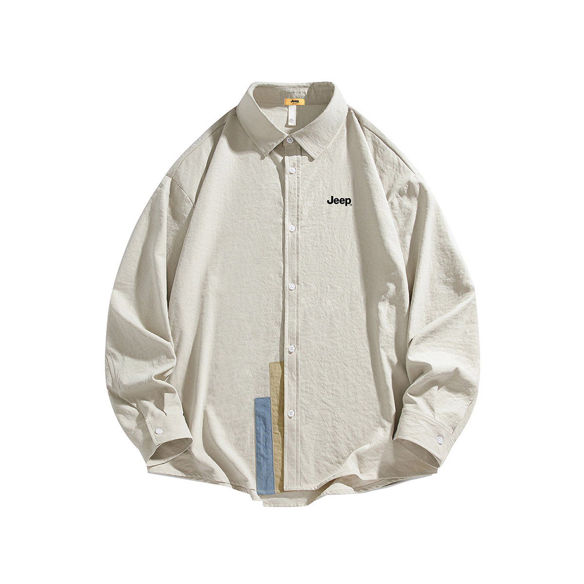 

Рубашка Unisex Lapel Moderate Workwear Jeep, carbon серый-fall