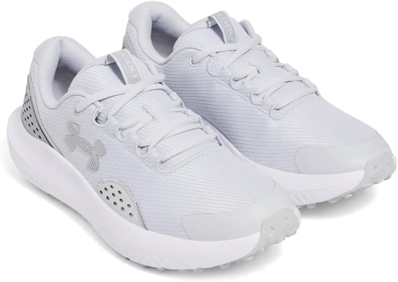 Мужские гольф-кроссовки Under Armour Surge, серый/металлик серебристый — фото 2