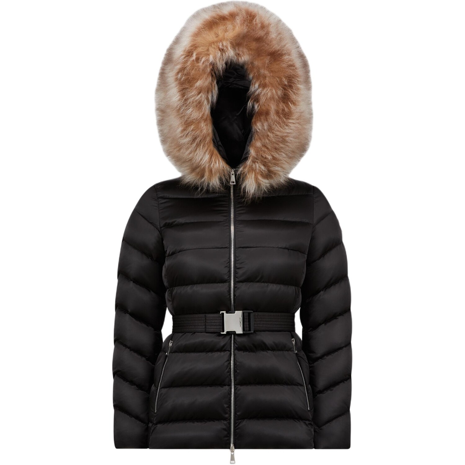 

Пуховик женский черный Moncler
