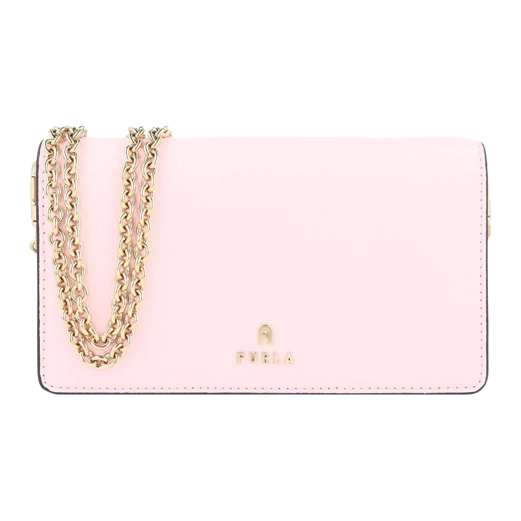 

Furla Текстурированный кожаный кошелек на цепочке