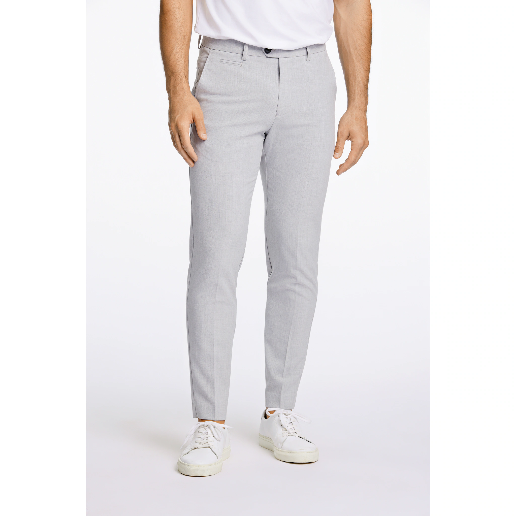 

Брюки из ткани LINDBERGH, стрейч, цвет Lt Grey Mi
