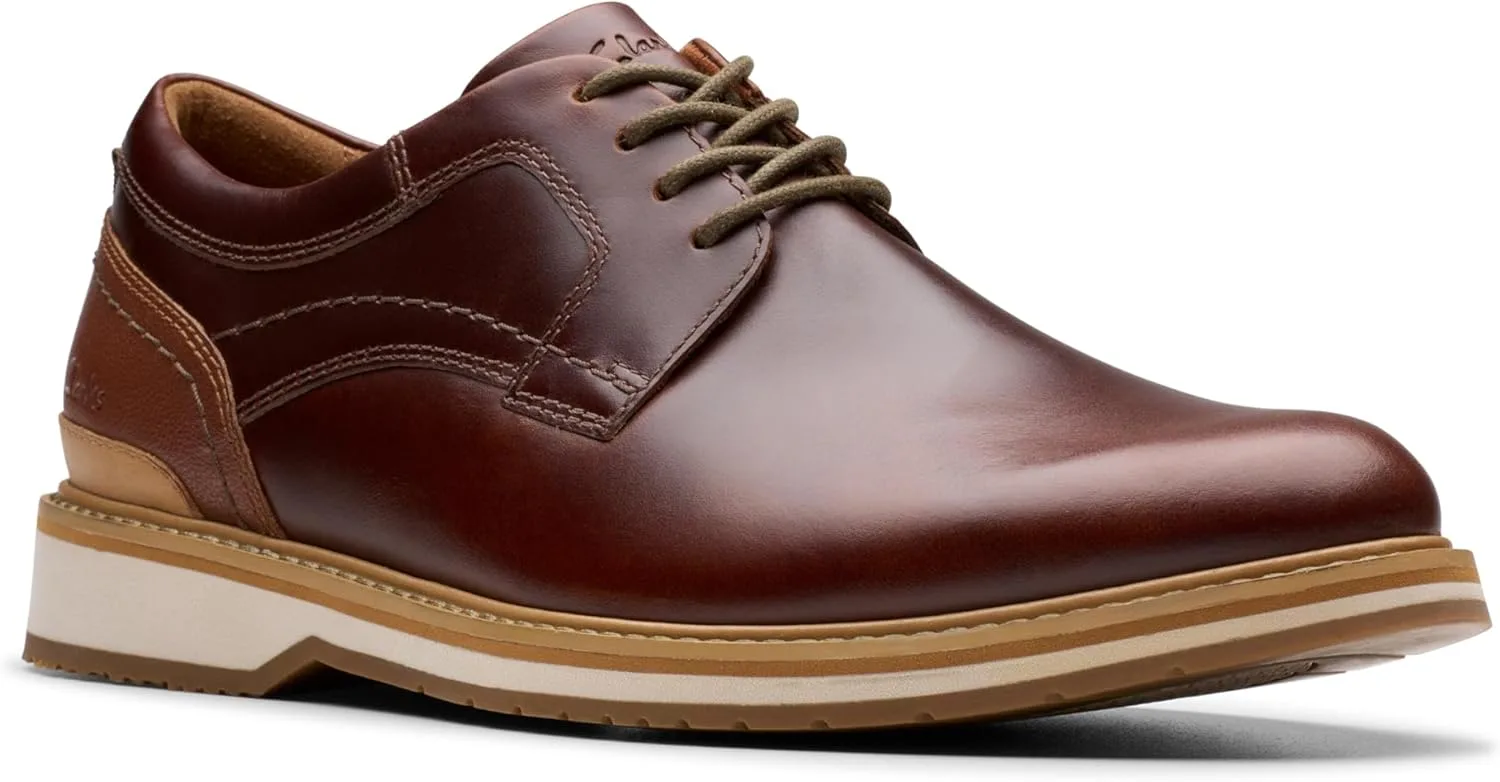 Мужские кроссовки Clarks Monahan Plain Oxford, красный — фото 4