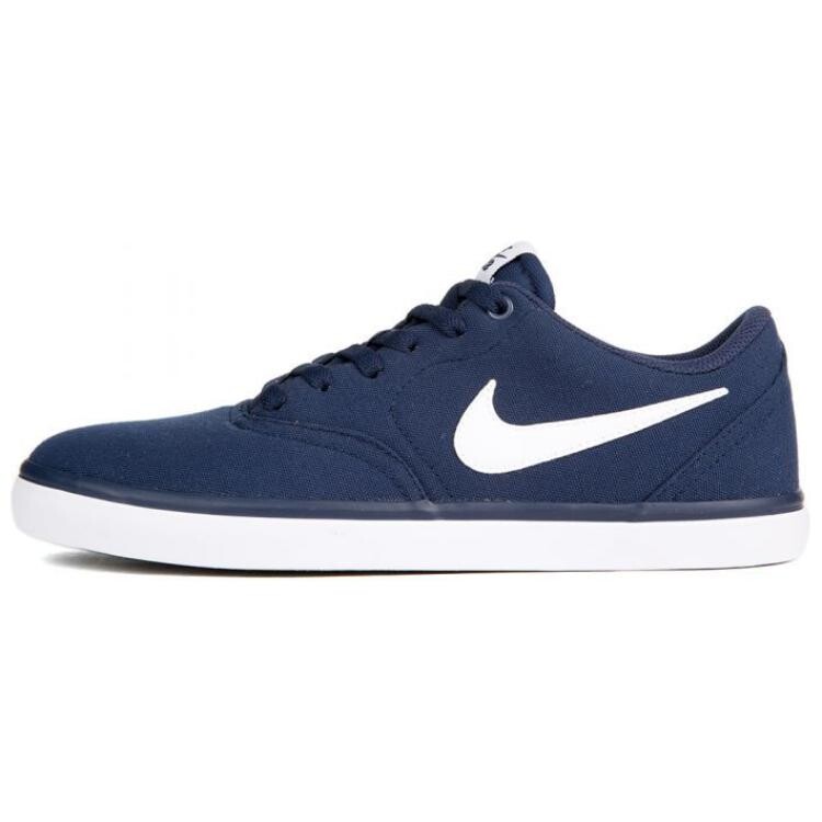 

Кроссовки Nike Sb Check Solar Cnvs Midnight Navy/White, синий