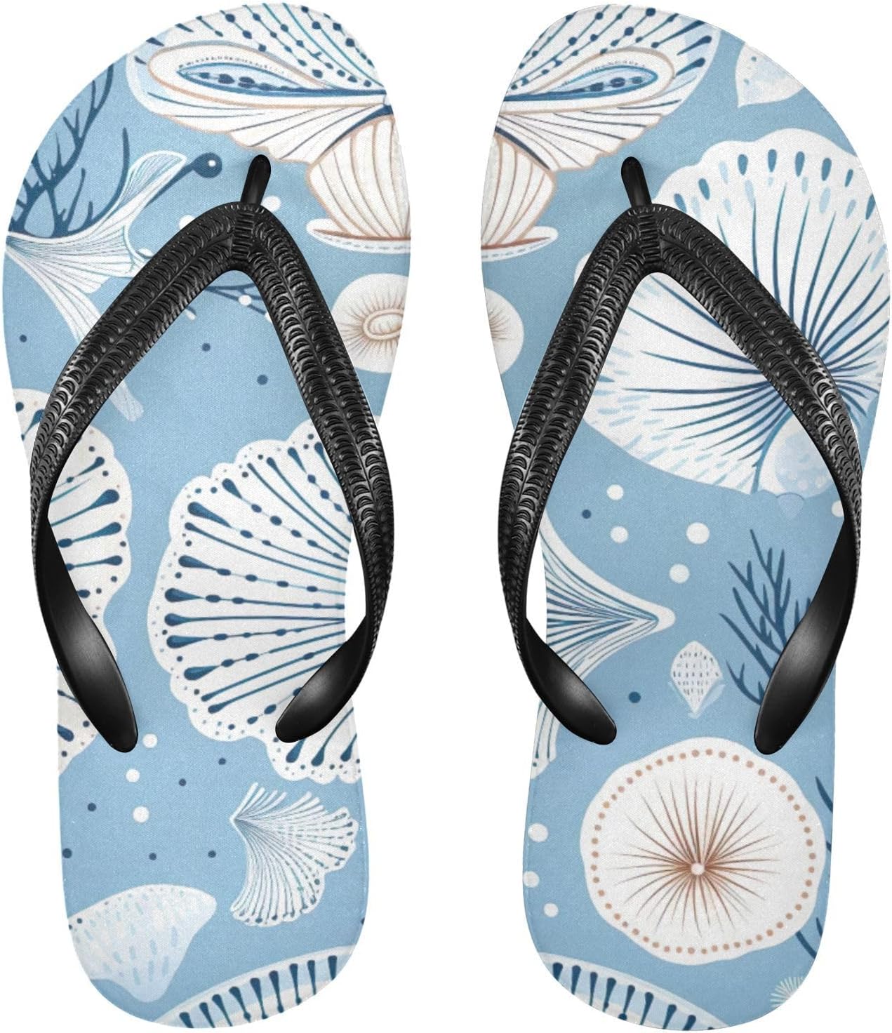 

Пляжные летние повседневные сандалии в форме ракушек для женщин и мужчин, размер XS Kfbe, Seashell