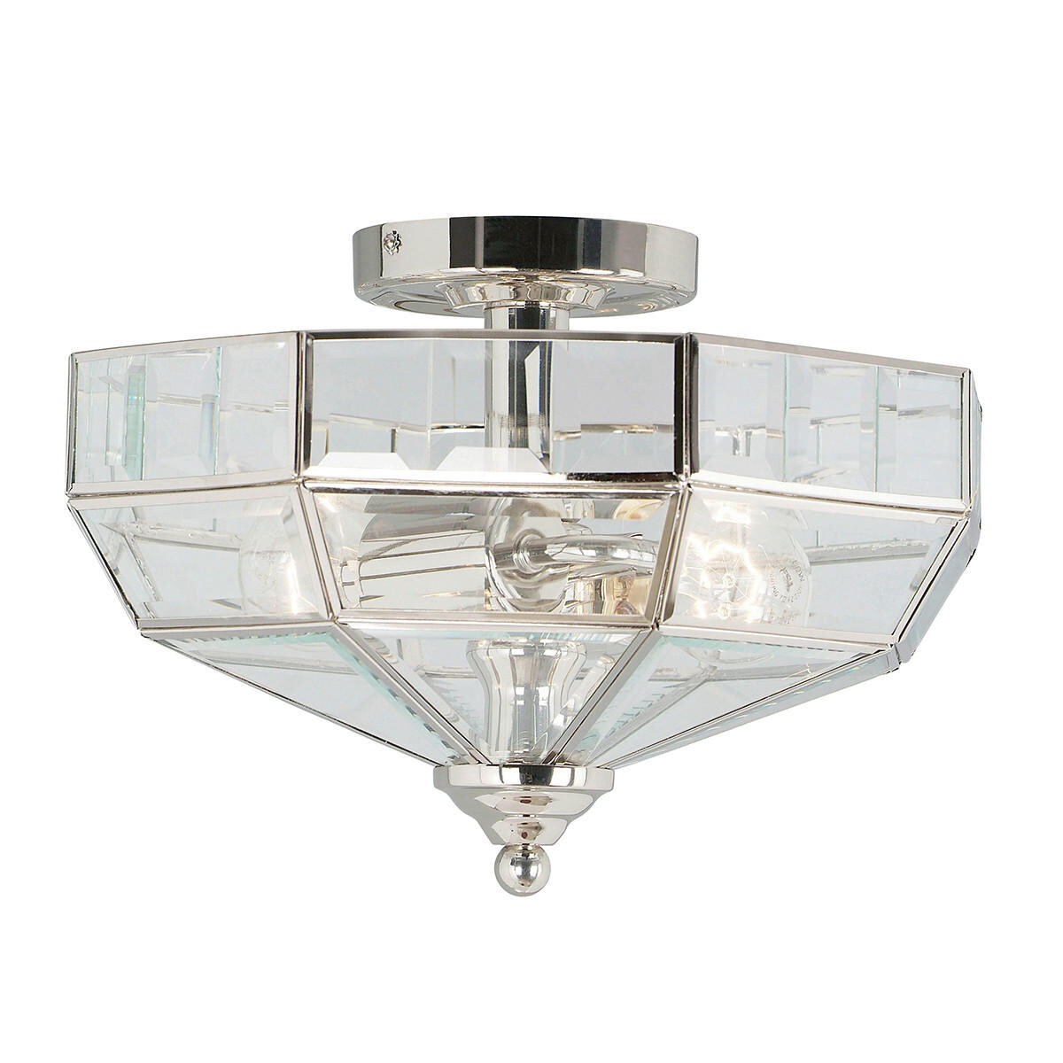 

Потолочный светильник Elstead Lighting, 32x23 см, никельной