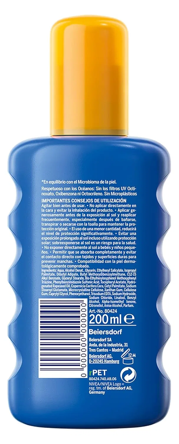 Солнцезащитный спрей SPF 15 от NIVEA Nivea — фото 4