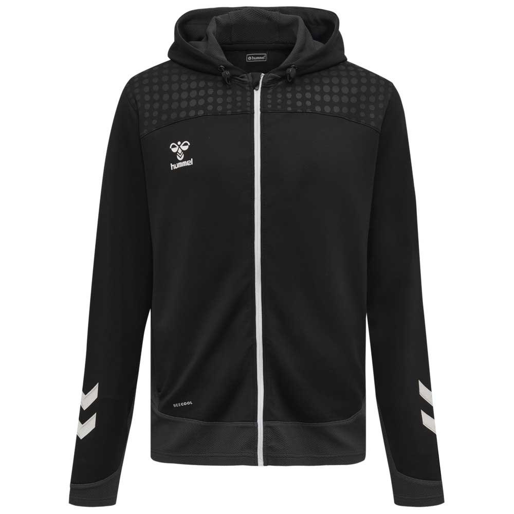 

Толстовка Hummel Lead Poly Full Zip, черный