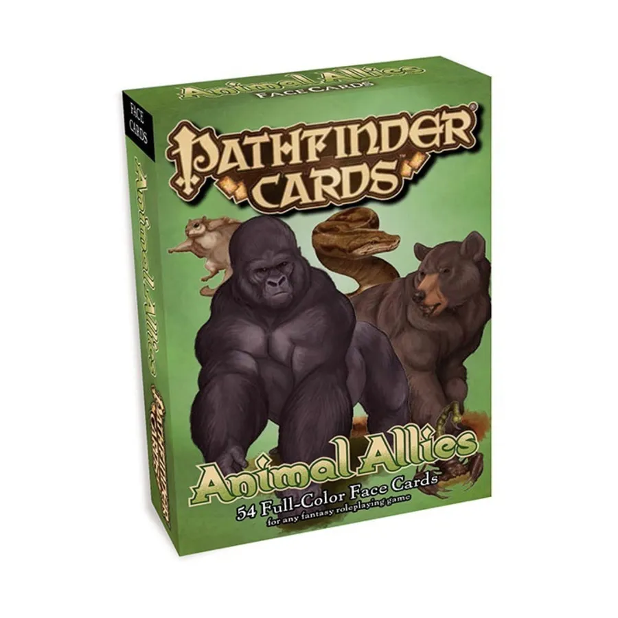 

Бокс-сет Face Cards - Animal Allies, Pathfinder Roleplaying Game (1st Edition) - Pathfinder Cards - Assorted