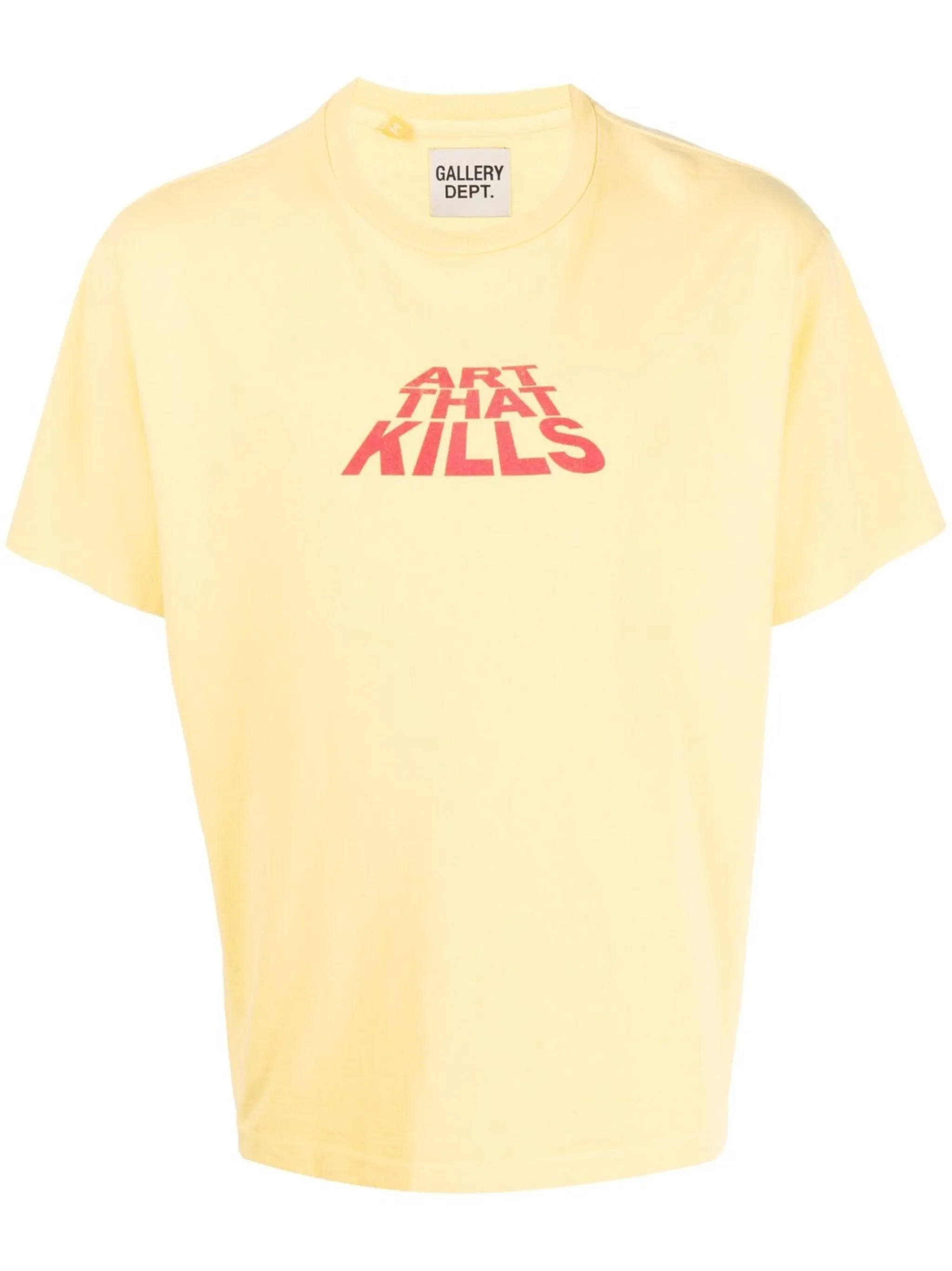 

Футболка Art That Kills Gallery Dept., желтый