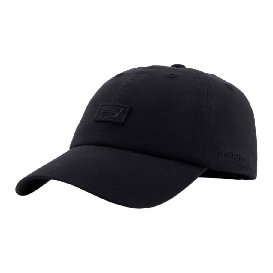 

New Balance Хлопковая бейсболка унисекс черно-белая, Black
