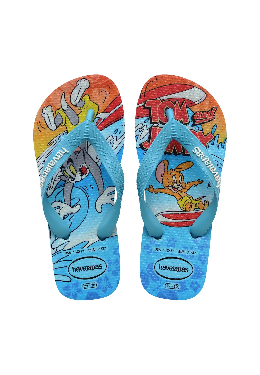 Сандалии Havaianas Top Warner синего цвета — фото 2