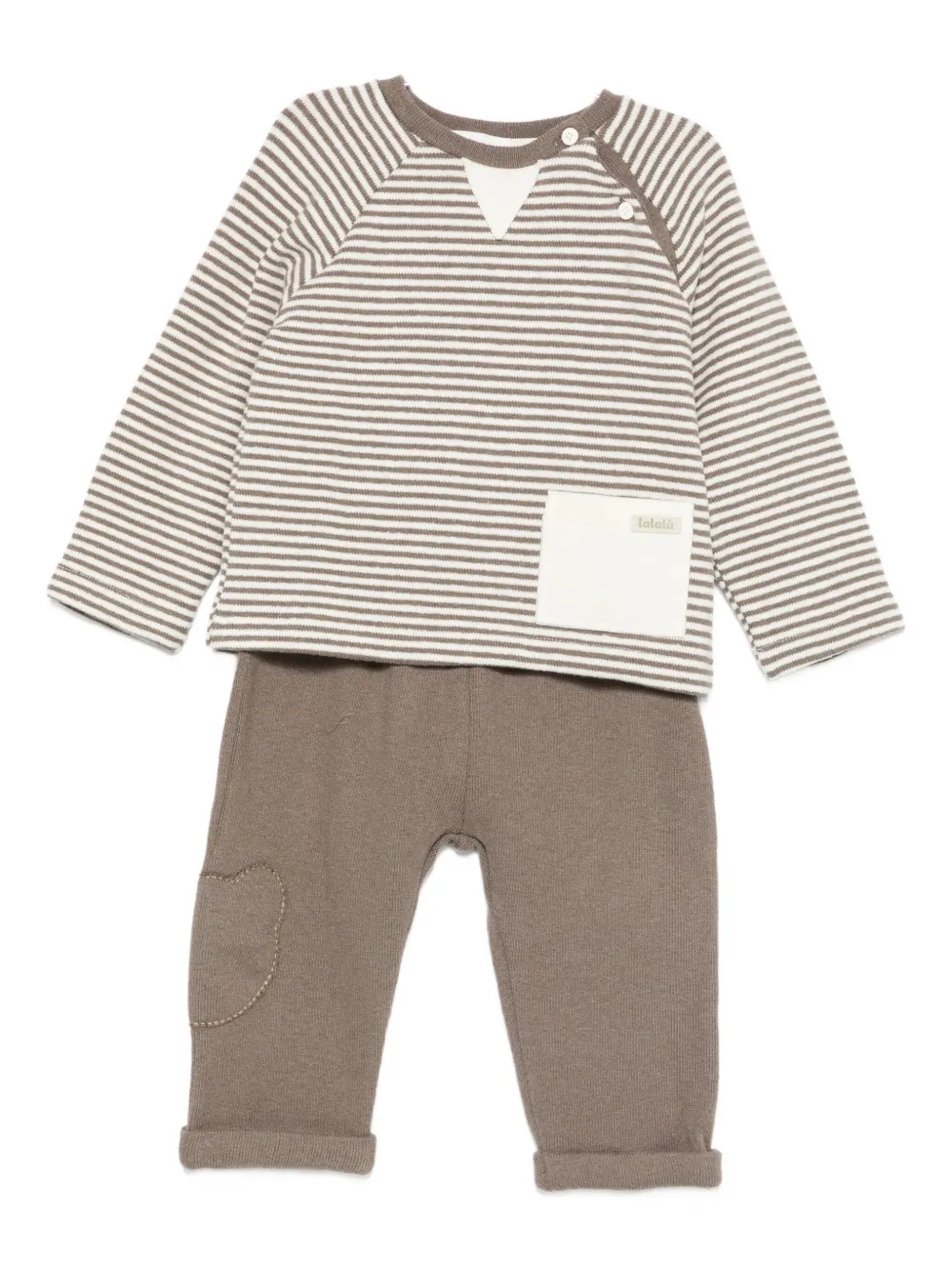 

Вязаные брюки (набор из двух) LALALU, нейтральный