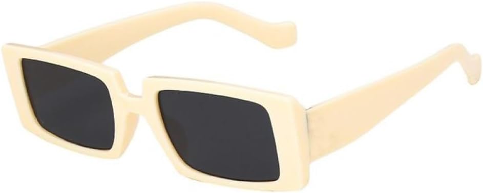 

Ретро узкие прямоугольные солнцезащитные очки для женщин и мужчин, винтажные прямоугольные модные женские квадратные солнцезащитные очки, защита от УФ-излучения UV400 generic, Red