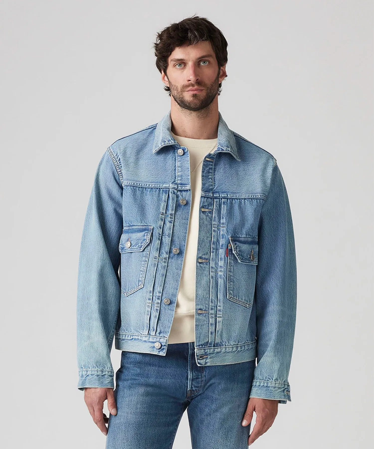 Levi's/Levi's LEVI'S(R) VINTAGE CLOTHING 1953 TYPE II Trucker Jacket Light Indigo