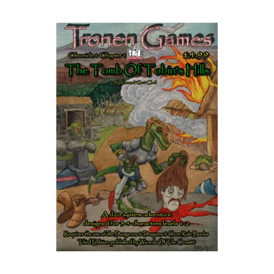 

Модуль Tomb of Tobin's Hills, Fantasy Adventures (d20) (Tronen Games)