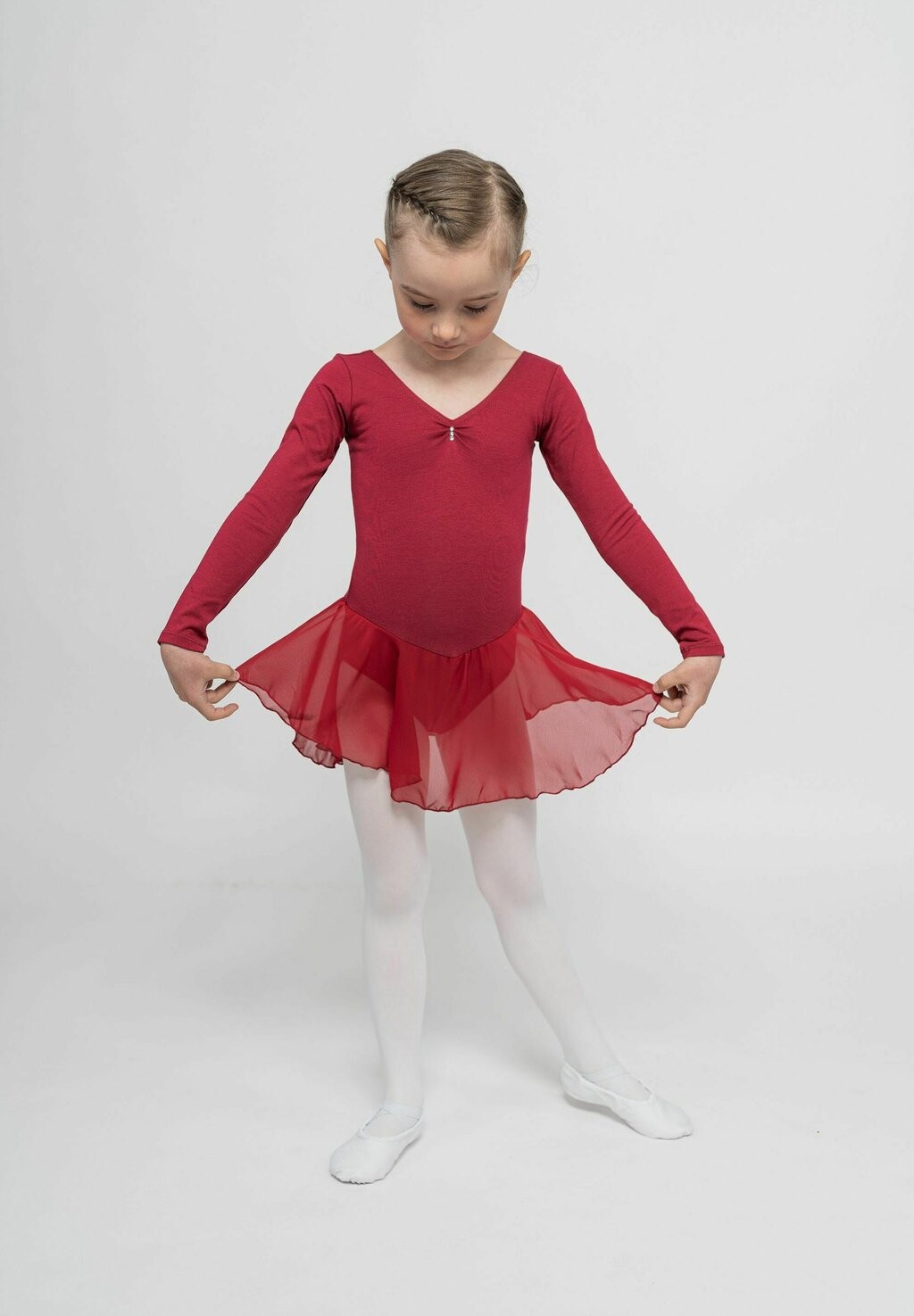 

Танцевальный купальник BALLETTKLEID ANNA Tanzmuster, цвет burgunder