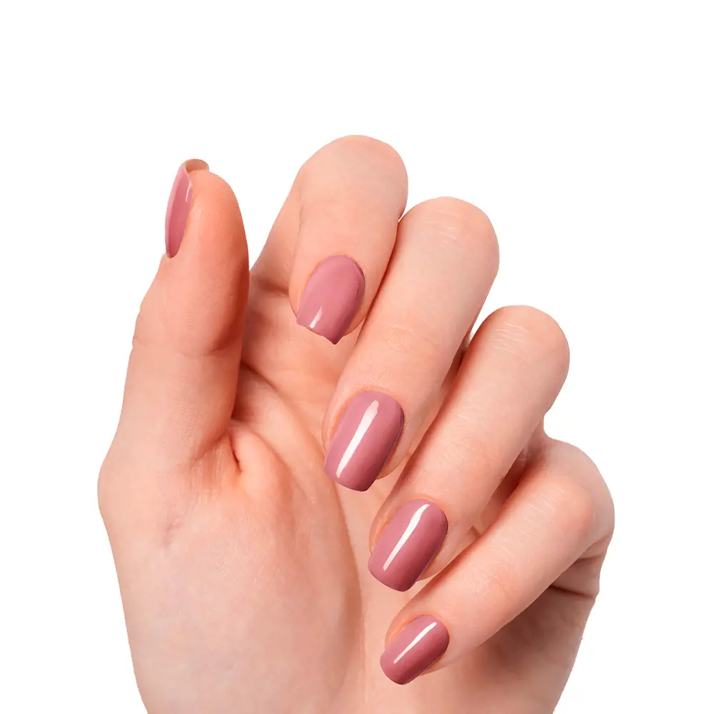 Лак для ногтей Láminas de uñas de gel dusty rose premium glam #cat eye Nooves, 20 шт. — фото 3