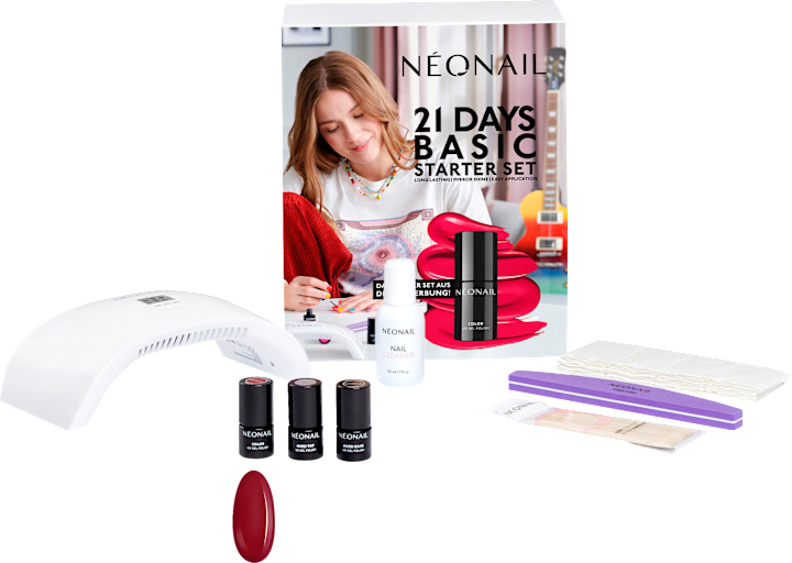 

УФ-лак для ногтей NÉONAIL Manikür 21 Days Basic Starterset, 1 St