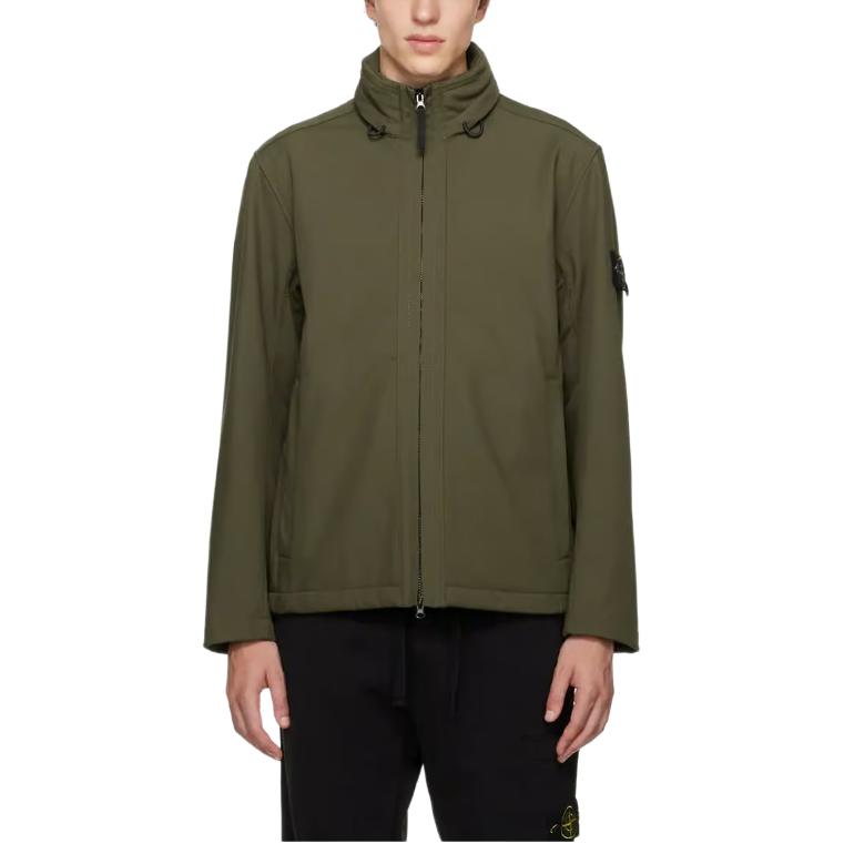 

Куртка мужская оливковая STONE ISLAND, Зеленый, Куртка мужская оливковая STONE ISLAND