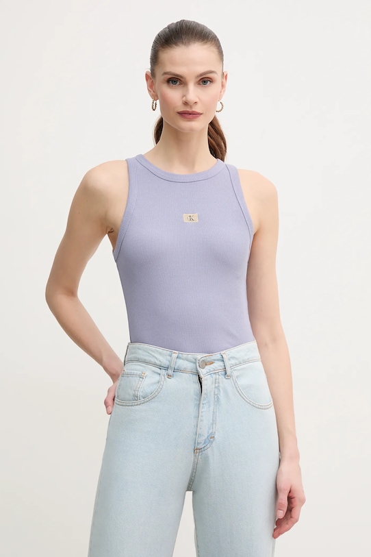 

Топ Calvin Klein Jeans, фиолетовый