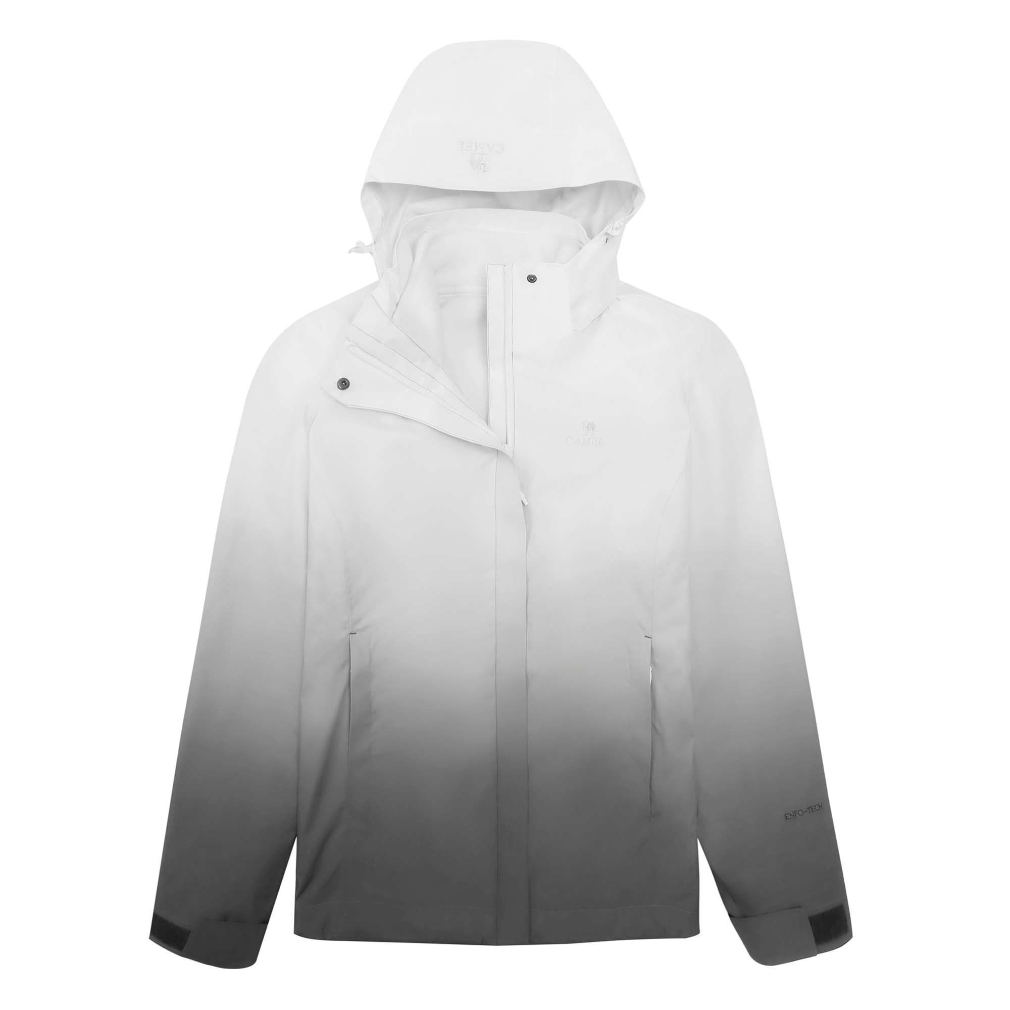 

Всепогодная ветровка-куртка унисекс CAMEL, Layered Shadow Gray