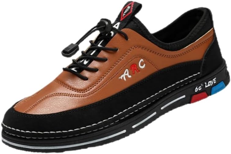 

Мужские повседневные туфли большого размера, дышащие и - невысокий каблук, простые и удобные, подходят для поездок на работу и деловых встреч Fmshi, хаки