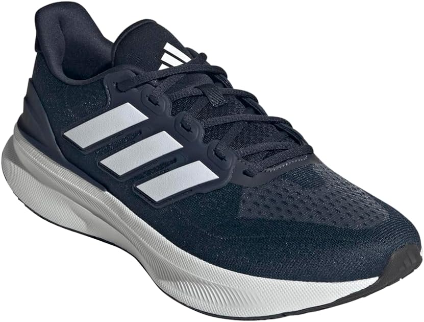 Мужские кроссовки Adidas Ultrabounce 5 для бега, белый/черный — фото 3