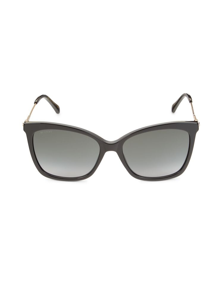 

Круглые солнцезащитные очки «кошачий глаз» 56MM Jimmy Choo, серый