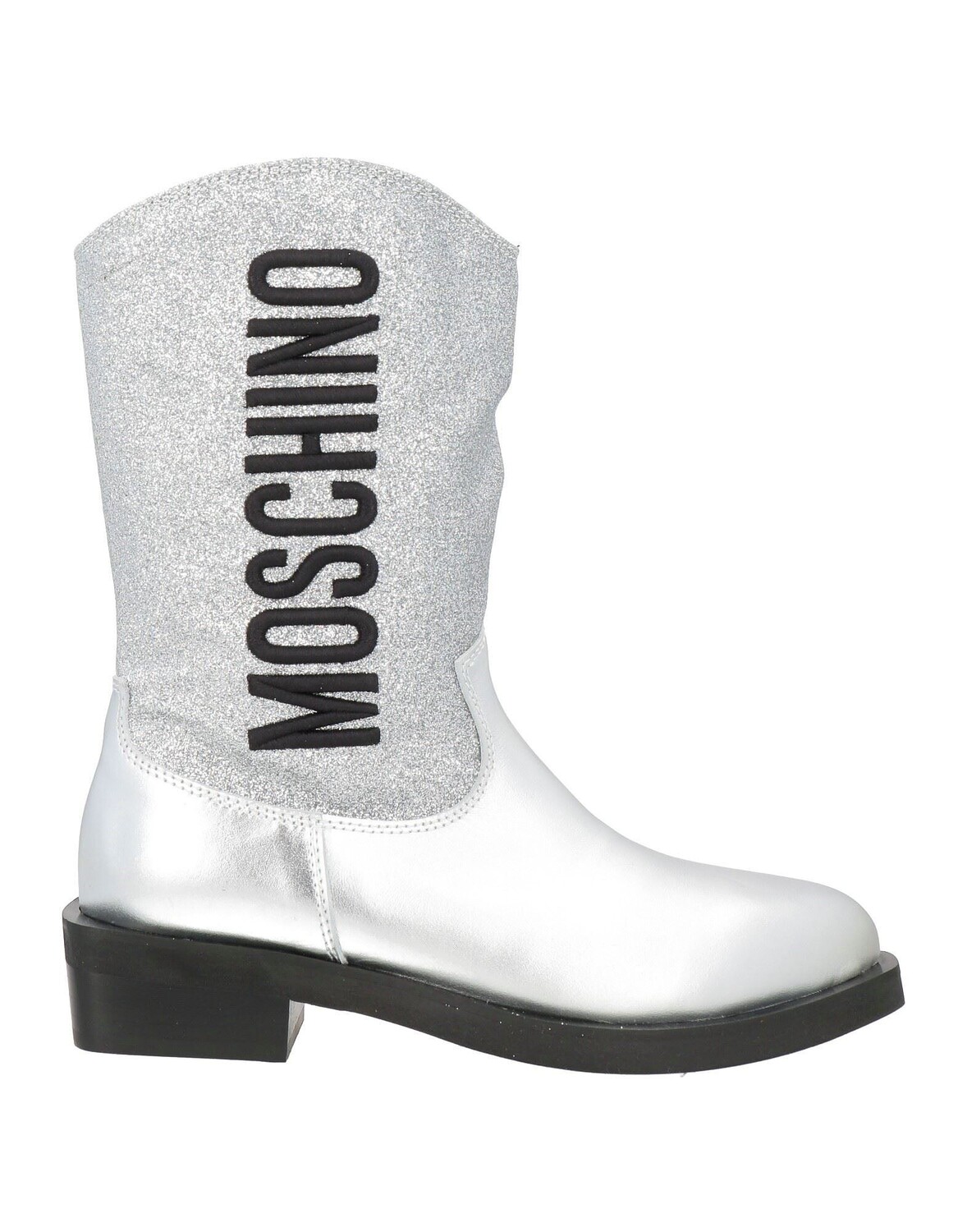 Сапоги Moschino Kid, серебро