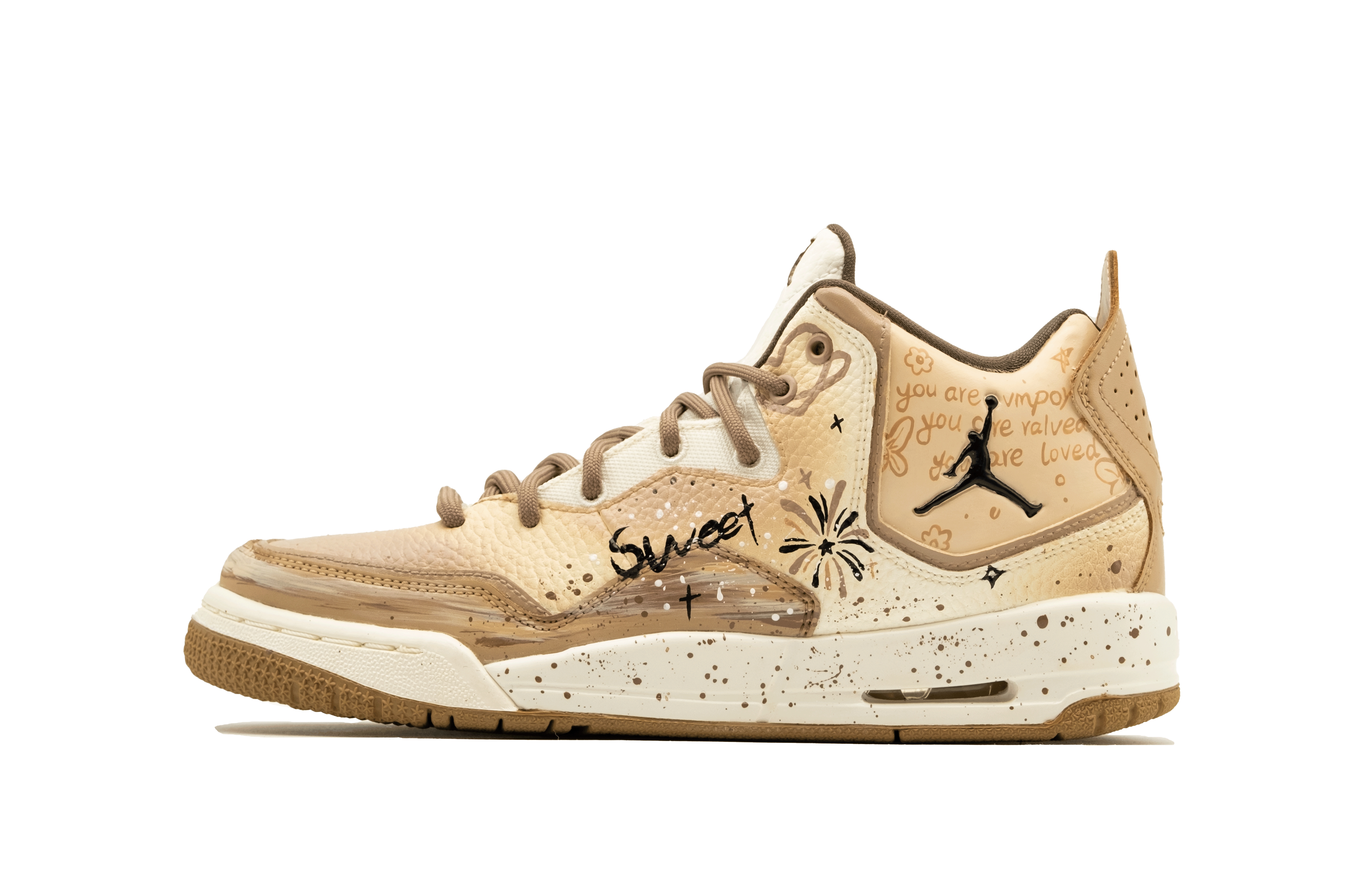 

Баскетбольные кроссовки Courtside 23 Mid Top для детей и подростков Jordan, хаки