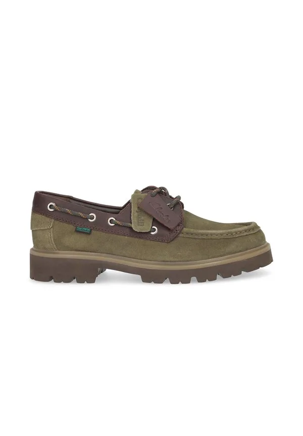 Лоферы Clarks Originals, Grün