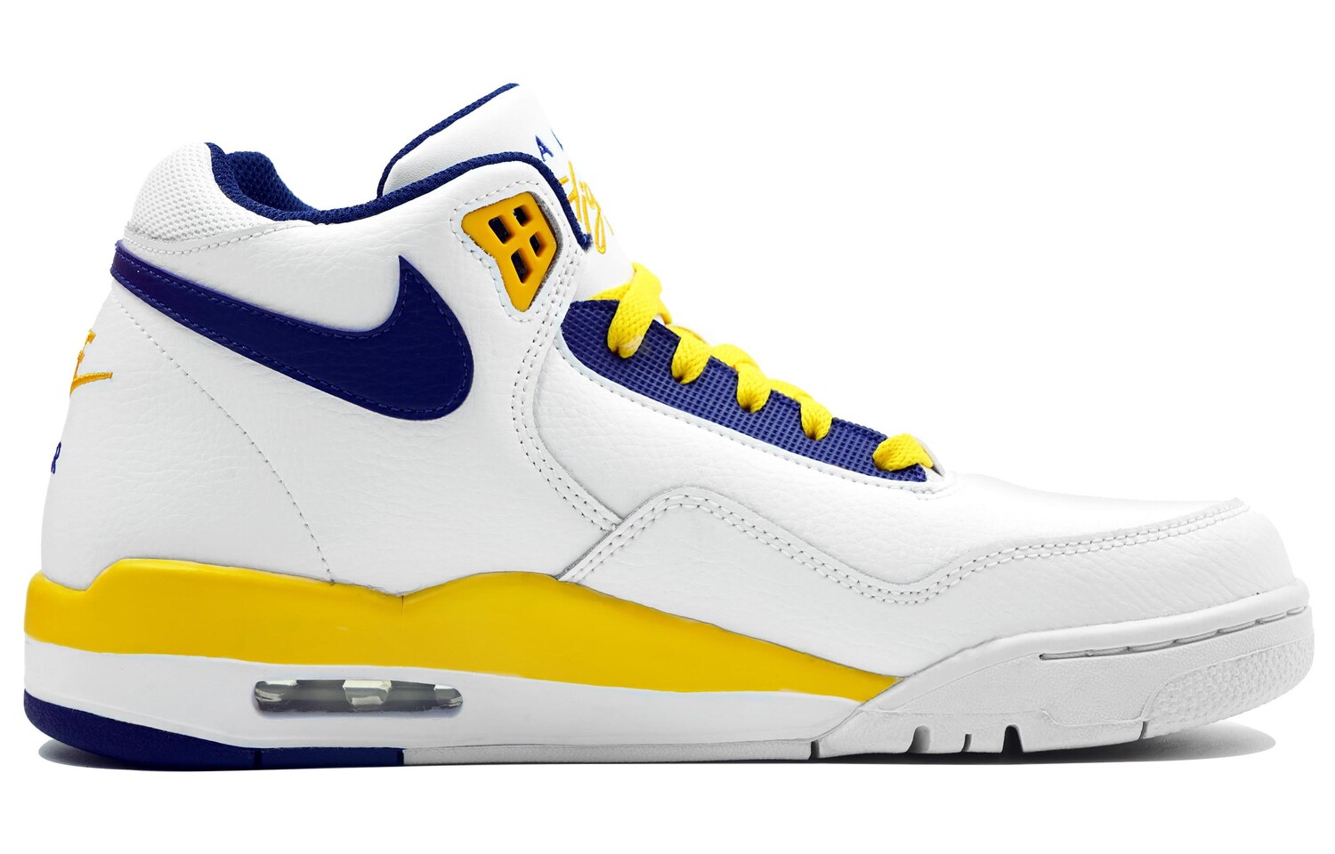 Кроссовки Nike Flight Legacy Vintage Basketball Shoes Men Mid-Top White — фото 3