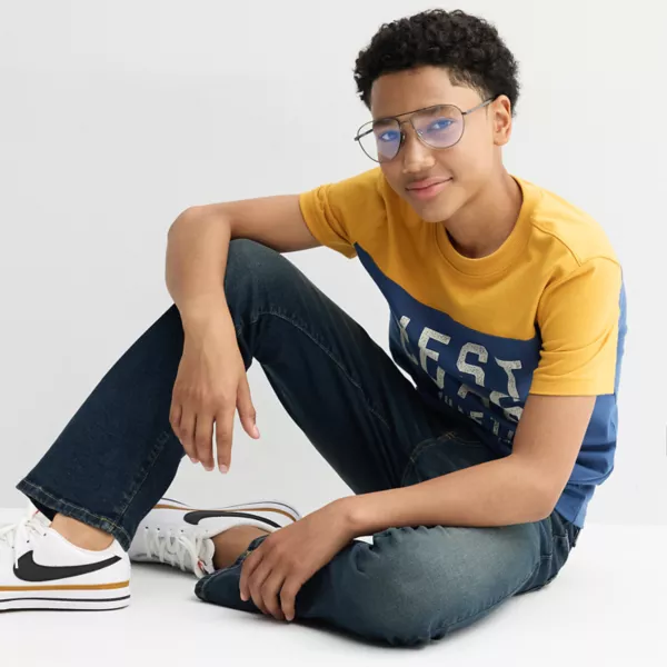 Узкие джинсы bootcut fit для мальчиков 7-20 лет Sonoma Goods For Life, цвет medium tint — фото 4