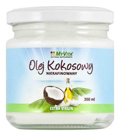 

Нерафинированное кокосовое масло, 200 мл. MyVita