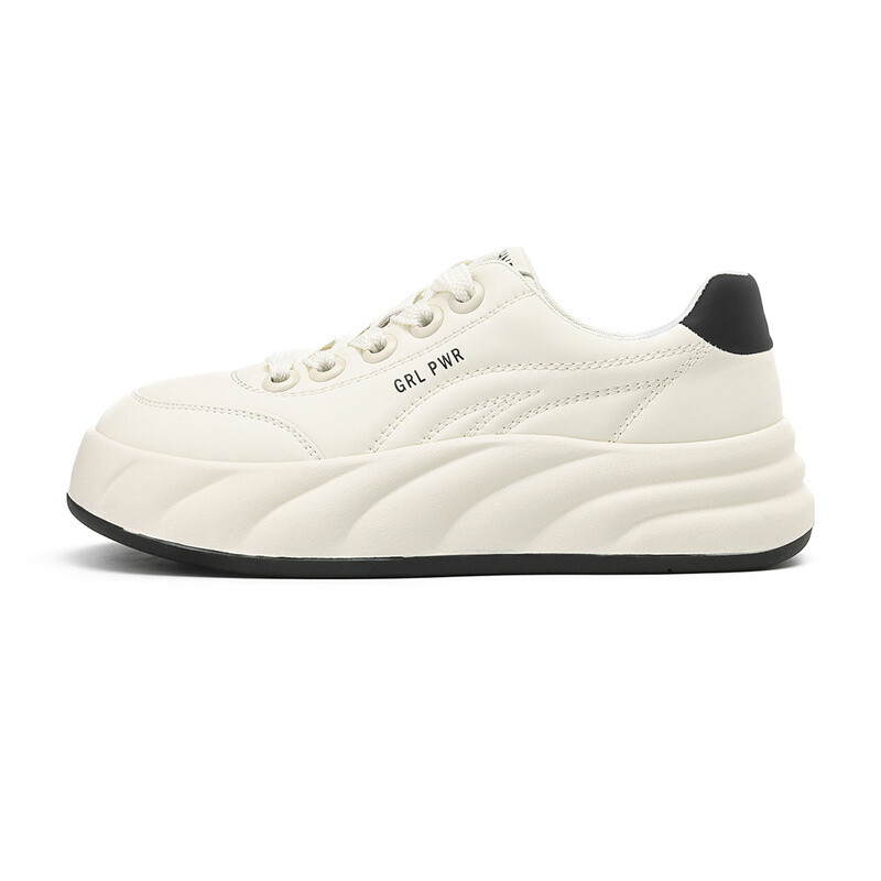 

Кеды DAPHNE Skateboard Shoes Women's Low-Top, бежевый/черный