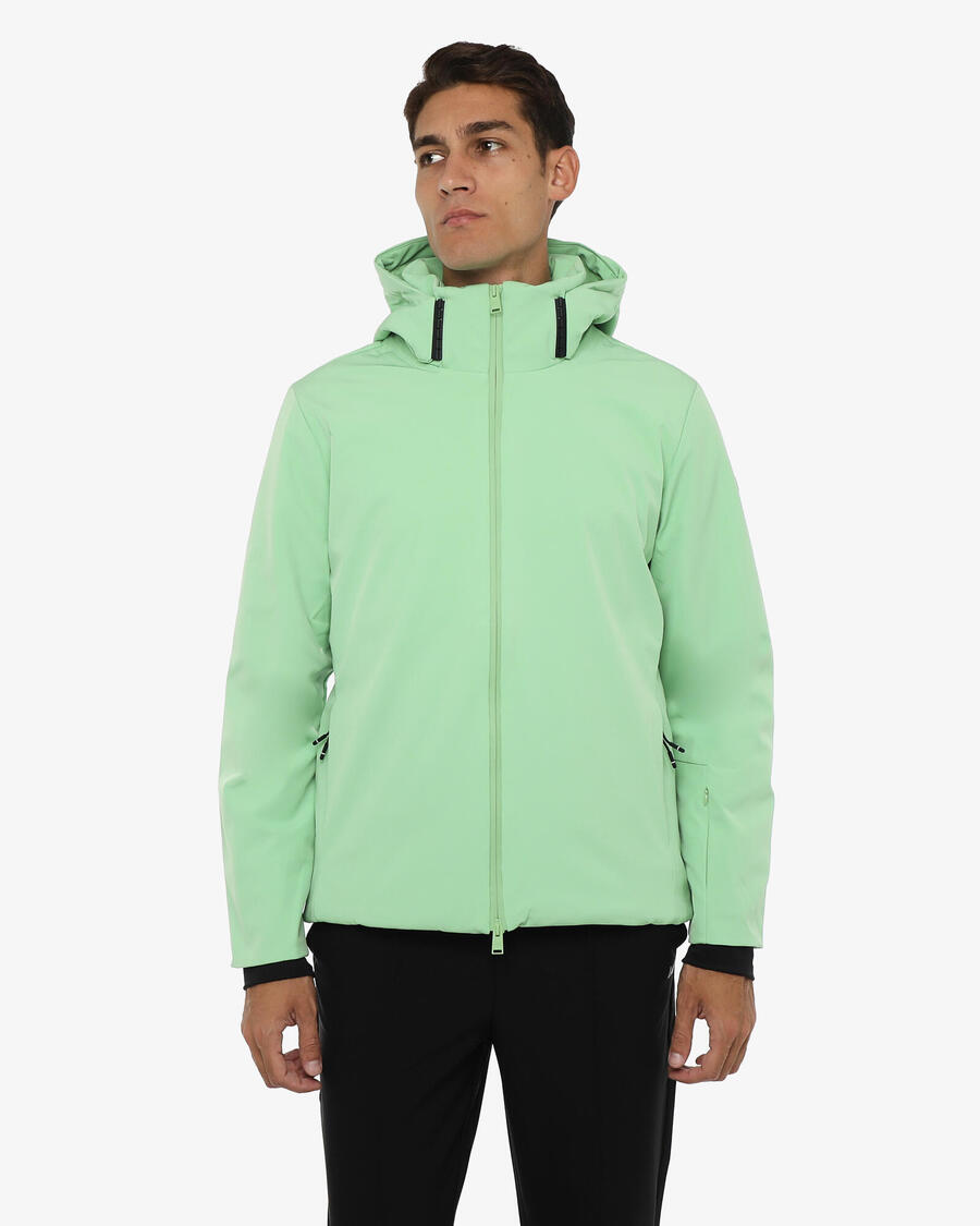 

JAKED Мужская синтетическая фитнес-куртка цвета абсентового зеленого