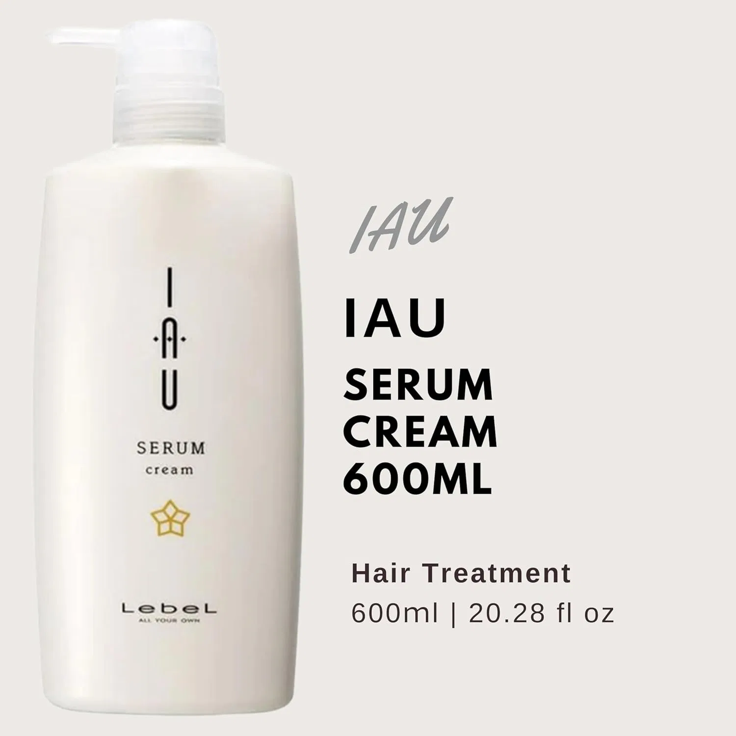 Крем-уход для волос Lebel IAU Serum Cleansing, 600 мл Lebel — фото 2